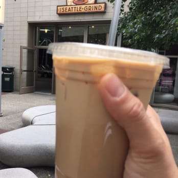 The Seattle Grind - Iced lavender latte - Coffee & Tea Near Me - Seattle, Washington