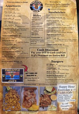 Menu photo 1 Pineapple Jacks Dunedin Dunedin, FL Menu photo 1 Pineapple Jacks Dunedin Dunedin, FL