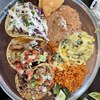 La Puerta - Three taco platter - Mexican Near Me - San Diego, California La Puerta - Three taco platter - Mexican Near Me - San Diego, California