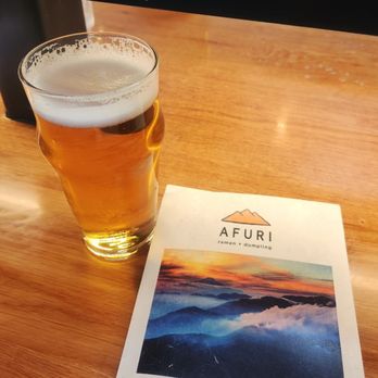 Afuri - Afuri Yuzu Lager - Ramen Near Me - Los Angeles, California