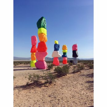 Seven Magic Mountains - Public Art Near Me - Las Vegas, Nevada