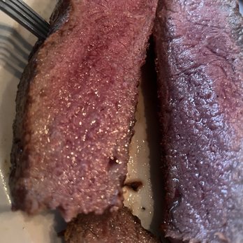 Holy Smoke - 45 day age, New York strip steak medium well - Barbeque Near Me - Mahopac, New York