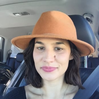 Ecco Hair Studio - Uneven wavy bob with long side swept bangs!! Love! - Hair Salons Near Me - South Pasadena, California