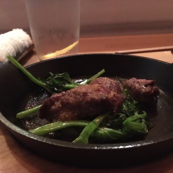 Hamasaku - Omakase (6/7): Skirt Steak with Pea Tendrils - Japanese Near Me - Los Angeles, California