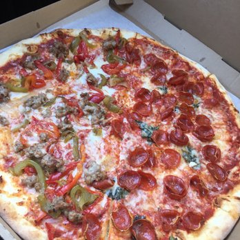 XEats - Half Pepperoni, Half Sausage and Peppers - Pizza Near Me - Anaheim, California XEats - Half Pepperoni, Half Sausage and Peppers - Pizza Near Me - Anaheim, California