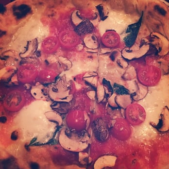 Piacere - Bufalina Pizza with added mushrooms! Delish!! - Pizza Near Me - New York, New York