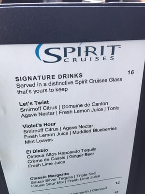Menu photo 8 City Cruises New York, NY