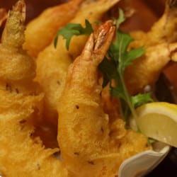 Arya India Restaurant - Cumin Spiced Tempura Prawns