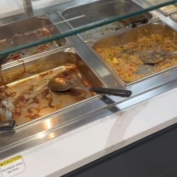 Amazon Fresh - Dried up empty pans - sitting this for hours! - Grocery Near Me - Encino, California