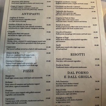 Divino - Menu 07/2021 - Italian Near Me - Los Angeles, California