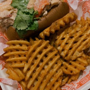 Jolene's - Ewa Beach - Buttah lobster roll with waffle fries - Burgers Near Me - Ewa Beach, Hawaii