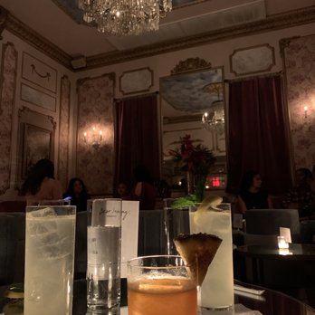 Dear Irving Gramercy - Round 1. Gin with lemon and mint drink $18 or so each - Venues & Event Spaces Near Me - New York, New York