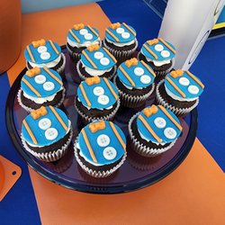 CC's Sweet Sensations - Blippi-inspired chocolate cupcakes