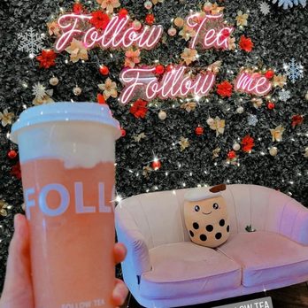 Follow Tea - Rose Lychee Fruit Tea with Cheese Foam - Bubble Tea Near Me - Metairie, Louisiana Follow Tea - Rose Lychee Fruit Tea with Cheese Foam - Bubble Tea Near Me - Metairie, Louisiana