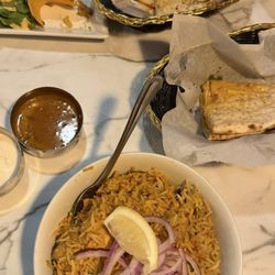 Gunpowder Indian Cuisine - Chicken Briyani Combo Limited Time Offer Cheese Naan