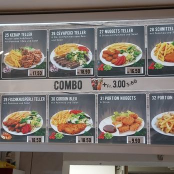Restaurant Snack-Express - Menu as of September 2023 - Hotels & Travel Near Me - Interlaken, BE