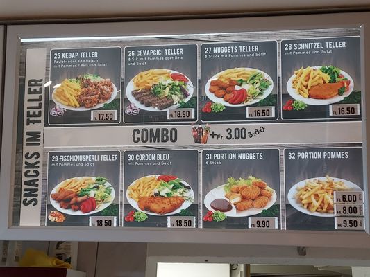 Menu photo 6 Restaurant Snack-Express Interlaken, BE