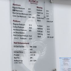 Red Cat Nail & Spa - Price as of 02/2026