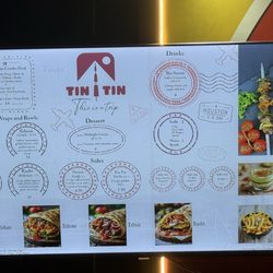 Tin Tin - Menu