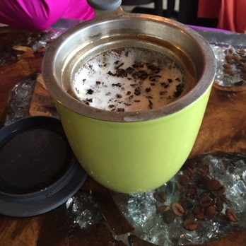 WickedCup - Wicked Haze with soy (organic Earl Grey, vanilla, steamed milk) - Coffee & Tea Near Me - Jasper, Alberta