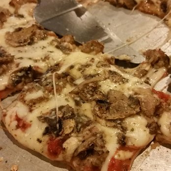 Bobanna's Pizza - Sausage & mushroom thin-crust pizza - Pizza Near Me - Albany, Wisconsin