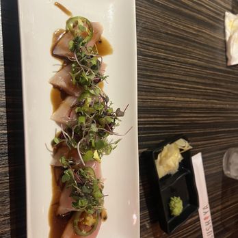 Sushiya - Yellowtail Jalapeno Carpaccio - Sushi Bars Near Me - San Dimas, California Sushiya - Yellowtail Jalapeno Carpaccio - Sushi Bars Near Me - San Dimas, California
