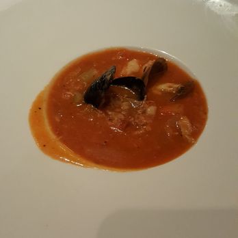 Clarkson Mediterranean Bistro - Manhattan Fish Chowder, piping hot and delicious! - Mediterranean Near Me - Mississauga, Ontario
