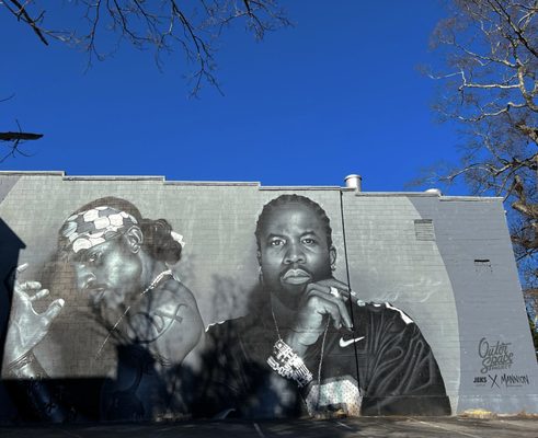 Outkast Mural by null