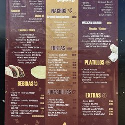 Carlito's Tacos - Menu