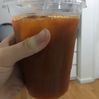 Casa Asia - How much Thai iced tea after you pour it in the cup from the take out container. Goood but a little sweet and too much ice ? - Asian Fusion Near Me - Whitestone, New York Casa Asia - How much Thai iced tea after you pour it in the cup from the take out container. Goood but a little sweet and too much ice ? - Asian Fusion Near Me - Whitestone, New York