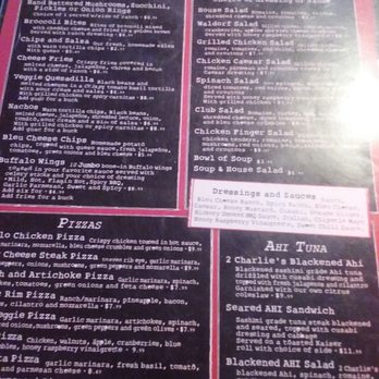 II Charlies - Menu - Pubs Near Me - Denton, Texas