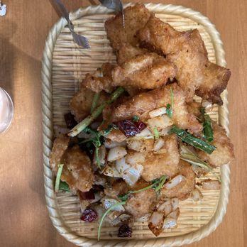 Peter Chang - Bamboo flounder fish - Szechuan Near Me - Stamford, Connecticut