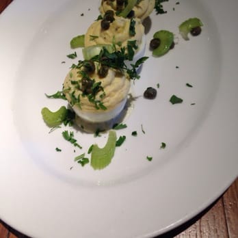Beatrix - Potato salad deviled egg. - New American Near Me - Chicago, Illinois Beatrix - Potato salad deviled egg. - New American Near Me - Chicago, Illinois