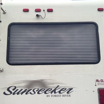Blue Star Glass - Custom glass built by us to install in a 2010 Ford Sunseeker in Italy Tx. - Car Window Tinting Near Me