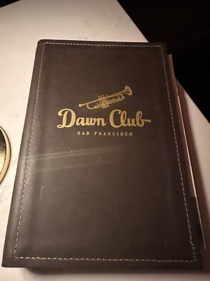 Menu photo 1 Dawn Club San Francisco, CA