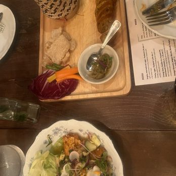 NaKorn - Crispy Rice Salad, Iceberg Wedge and sausage - Thai Near Me - Evanston, Illinois NaKorn - Crispy Rice Salad, Iceberg Wedge and sausage - Thai Near Me - Evanston, Illinois