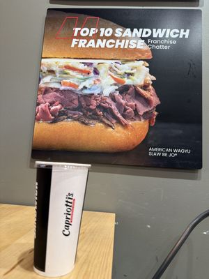 Menu photo 1 Capriotti's Sandwich Shop Riverside, CA