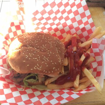 Broadway Cafe - Bacon Mushroom Swiss Cheese Burger Combo! (Also comes with a soda of your choice!) - Burgers Near Me - Big Bear City, California Broadway Cafe - Bacon Mushroom Swiss Cheese Burger Combo! (Also comes with a soda of your choice!) - Burgers Near Me - Big Bear City, California