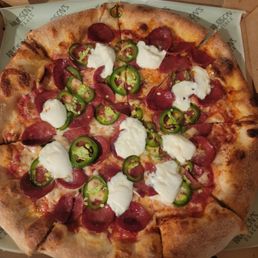 Hot honey burrata Hot honey burrata