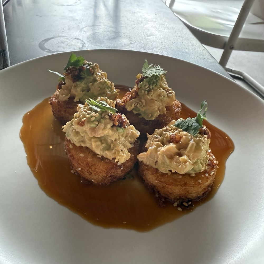 Culinary Dropout - Spicy Shrimp Crispy Rice - New American Near Me - Austin, Texas