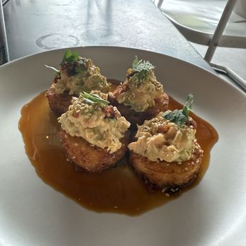Culinary Dropout - Spicy Shrimp Crispy Rice - New American Near Me - Austin, Texas