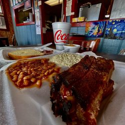 B & K Bar B Que - Ribs