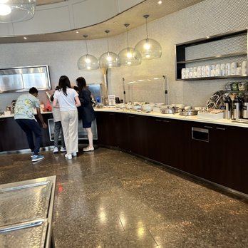 Air Canada Maple Leaf Lounge - people standing in line - Airport Lounges Near Me - Mississauga, Ontario