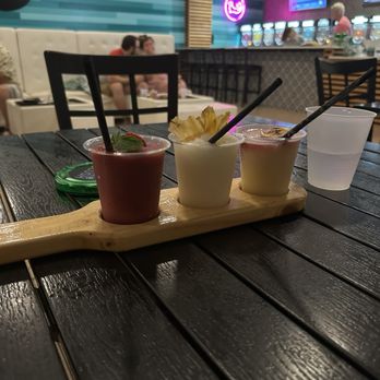 Doxie Slush - Rye Berry Bramble, Banana Carajillo, Pineapple Bourbon Sour - Seafood Near Me - Hermann, Missouri Doxie Slush - Rye Berry Bramble, Banana Carajillo, Pineapple Bourbon Sour - Seafood Near Me - Hermann, Missouri