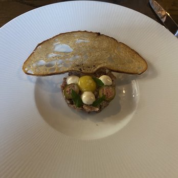 The Grey - Steak tartare w quail egg - New American Near Me - Savannah, Georgia The Grey - Steak tartare w quail egg - New American Near Me - Savannah, Georgia