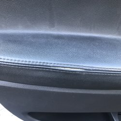 Auto Artisans - Before shot on Explorer arm rest split
