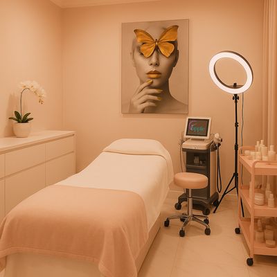 Relaxing spa therapy session