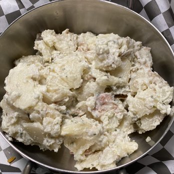 Overtime Lounge - Potato salad really good .. sour cream based so excellent!! Skinny don't know - Lounges Near Me - Maumelle, Arkansas