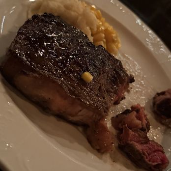 Herbs & Rye - I started eating the ribeye then I remembered to take a picture. This was 1/2 of it as my cousin and I split the 16 oz ribeye. - Steakhouses Near Me - Las Vegas, Nevada Herbs & Rye - I started eating the ribeye then I remembered to take a picture. This was 1/2 of it as my cousin and I split the 16 oz ribeye. - Steakhouses Near Me - Las Vegas, Nevada