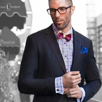 Franco Uomo - Franco Uomo - Silk Self-Tie Reversible Bow Ties, Pocket Squares, Custom Tailored Shirts and Suit Separates - Men's Clothing Near Me - San Jose, California